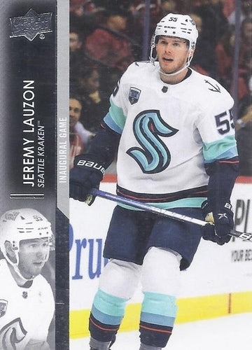 #687 Jeremy Lauzon - Seattle Kraken - 2021-22 Upper Deck Hockey