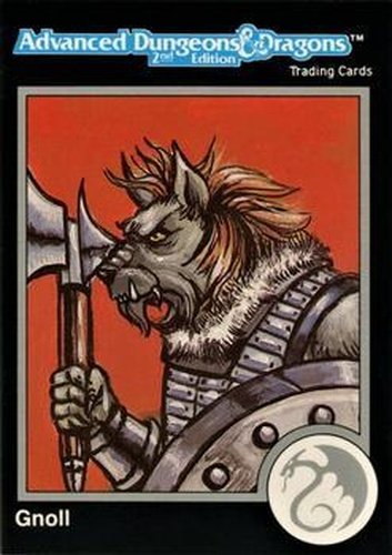 #687 Gnoll - 1991 TSR Advanced Dungeons & Dragons - Silver