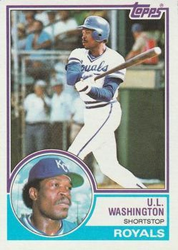 #687 U.L. Washington - Kansas City Royals - 1983 Topps Baseball