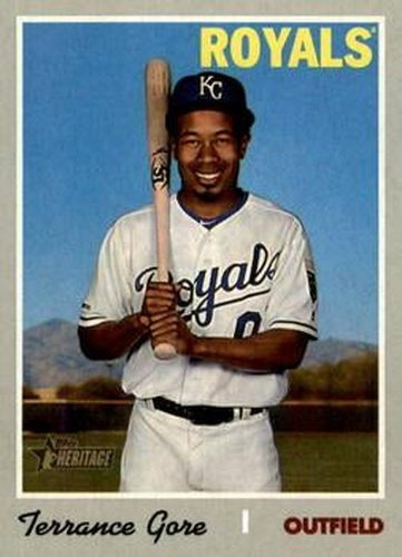 #689 Terrance Gore - Kansas City Royals - 2019 Topps Heritage Baseball
