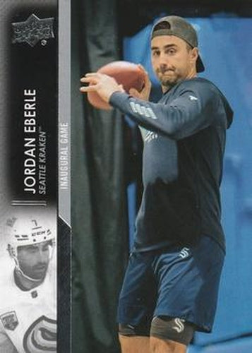 #689b Jordan Eberle - Seattle Kraken - 2021-22 Upper Deck Hockey