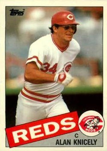 #68T Alan Knicely - Cincinnati Reds - 1985 Topps Traded Baseball