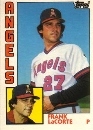 #68T Frank LaCorte - California Angels - 1984 Topps Traded Baseball
