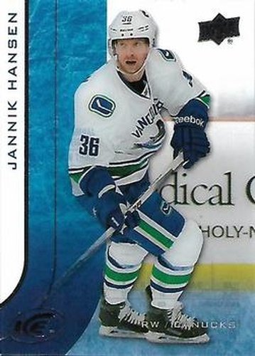 #68 - Jannik Hansen - Vancouver Canucks - 2015-16 Upper Deck Ice Hockey