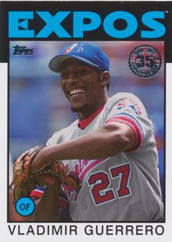 #86B-68 Vladimir Guerrero - Montreal Expos - 2021 Topps - 1986 Topps Baseball 35th Anniversary Series One Baseball