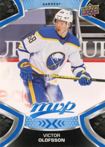 #68 Victor Olofsson - Buffalo Sabres - 2021-22 Upper Deck MVP - Blue Hockey