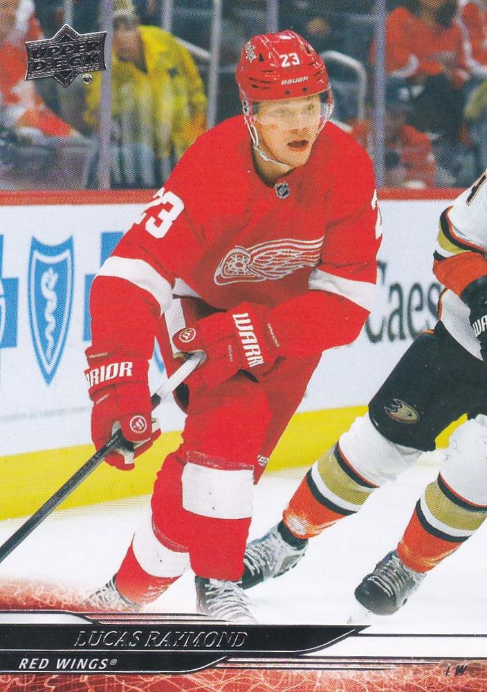 #68 Lucas Raymond - Detroit Red Wings - 2024-25 Upper Deck Hockey