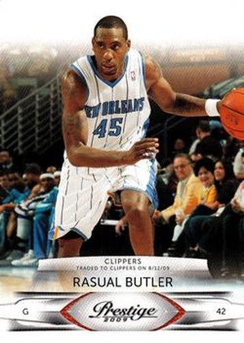 #68 Rasual Butler - Los Angeles Clippers - 2009-10 Panini Prestige Basketball