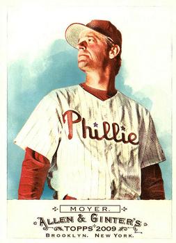 #68 Jamie Moyer - Philadelphia Phillies - 2009 Topps Allen & Ginter Baseball