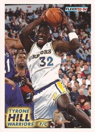 #68 Tyrone Hill - Golden State Warriors - 1993-94 Fleer Basketball
