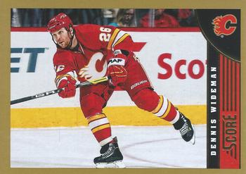 #68 Dennis Wideman - Calgary Flames - 2013-14 Score - Gold Hockey