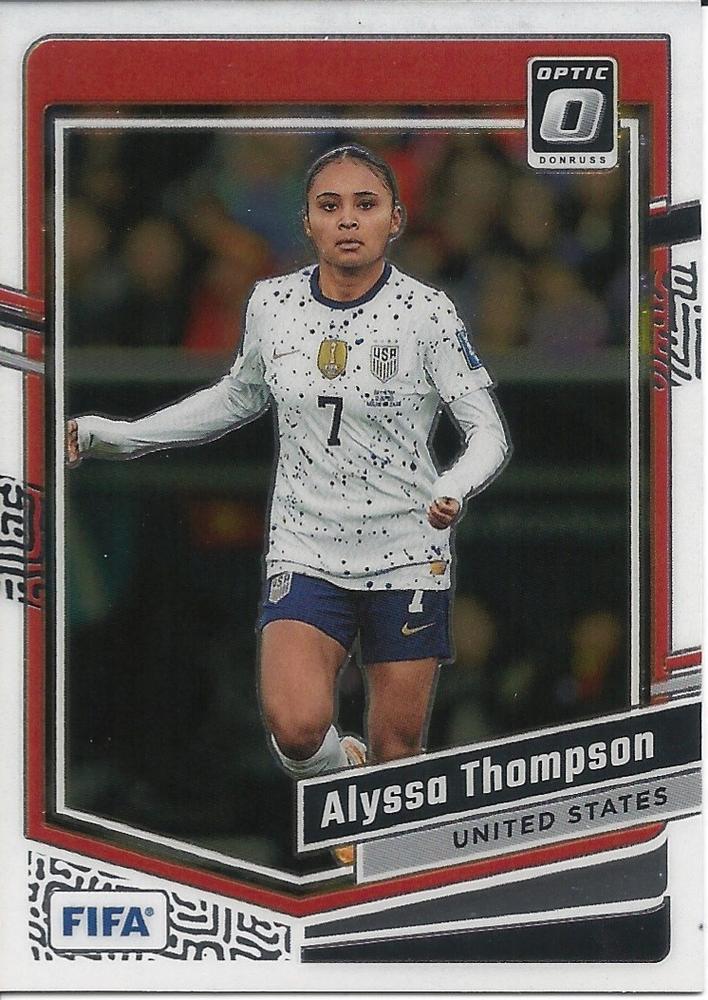 #68 Alyssa Thompson - USA - 2023-24 Donruss - Optic Soccer