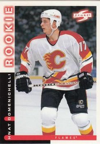 #68 Hnat Domenichelli - Calgary Flames - 1997-98 Score Hockey