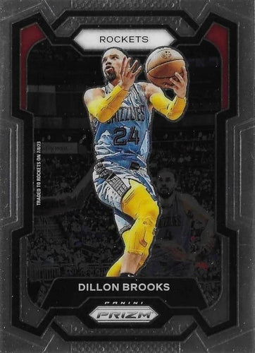 #68 Dillon Brooks - Houston Rockets - 2023-24 Panini Prizm Basketball