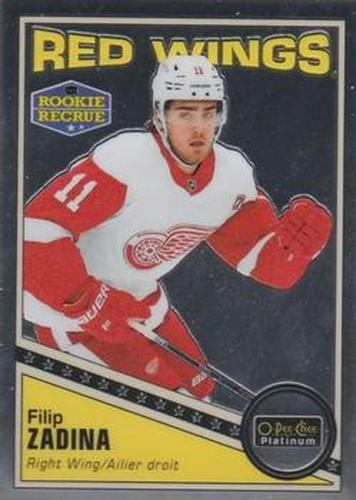 #R-68 Filip Zadina - Detroit Red Wings - 2019-20 O-Pee-Chee Platinum - Retro Hockey