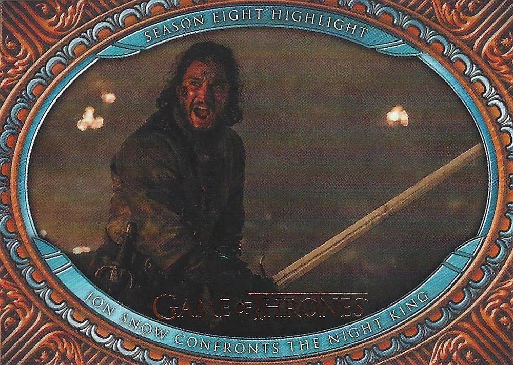 #68 Jon Snow Confronts the Night King - 2022 Rittenhouse Game of Thrones