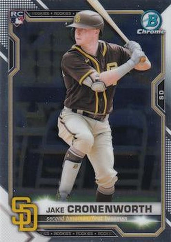#68 Jake Cronenworth - San Diego Padres - 2021 Bowman Chrome Baseball