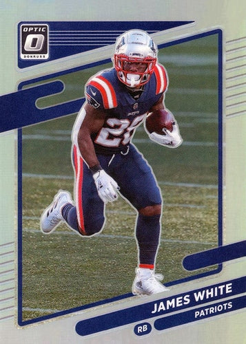 #68 James White - New England Patriots - 2021 Donruss Optic - Holo Football