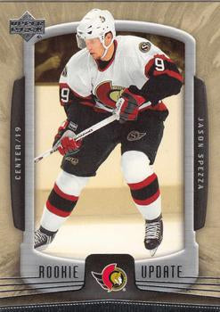 #68 Jason Spezza - Ottawa Senators - 2005-06 Upper Deck Rookie Update Hockey