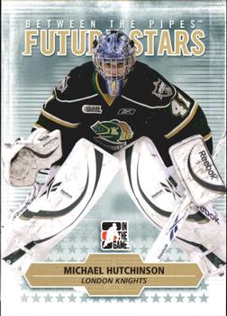 #68 Michael Hutchinson - London Knights - 2009-10 In The Game Between The Pipes Hockey