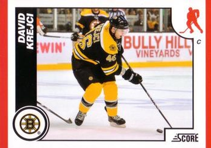 #68 David Krejci - Boston Bruins - 2010-11 Score Hockey