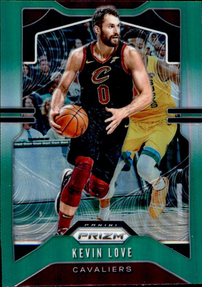 #68 Kevin Love - Cleveland Cavaliers - 2019-20 Panini Prizm - Prizms Green Basketball