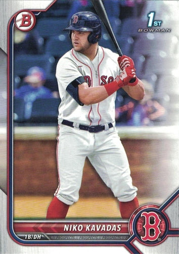 #BP-68 Niko Kavadas - Boston Red Sox - 2022 Bowman - Prospects Baseball