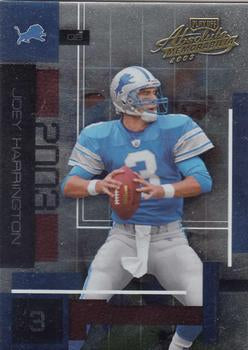#68 Joey Harrington - Detroit Lions - 2003 Playoff Absolute Memorabilia Football