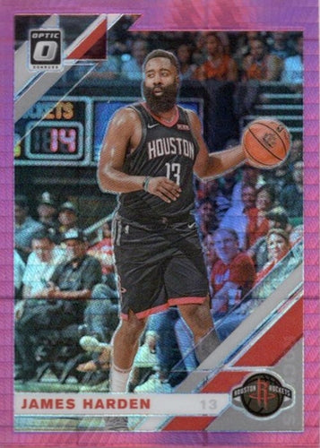 #68 James Harden - Houston Rockets - 2019-20 Donruss Optic - Hyper Pink Basketball