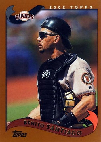 #68 Benito Santiago - San Francisco Giants - 2002 Topps Baseball