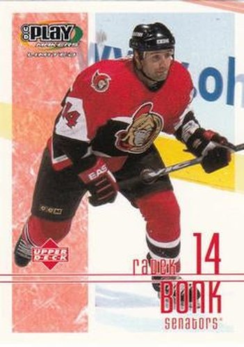 #68 Radek Bonk - Ottawa Senators - 2001-02 Upper Deck Playmakers Hockey