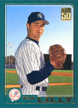 #T68 Ted Lilly - New York Yankees - 2001 Topps Traded & Rookies Baseball