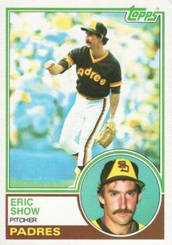 #68 Eric Show - San Diego Padres - 1983 Topps Baseball