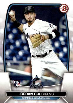 #68 Jordan Groshans - Miami Marlins - 2023 Bowman Baseball