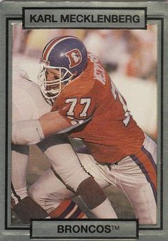 #68 Karl Mecklenburg - Denver Broncos - 1990 Action Packed Football
