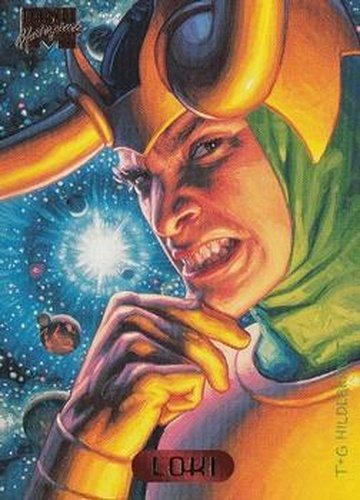 #68 Loki - 1994 Fleer Marvel Masterpieces Hildebrandt Brothers