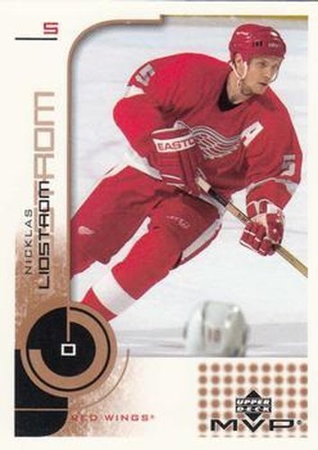#68 Nicklas Lidstrom - Detroit Red Wings - 2002-03 Upper Deck MVP Hockey