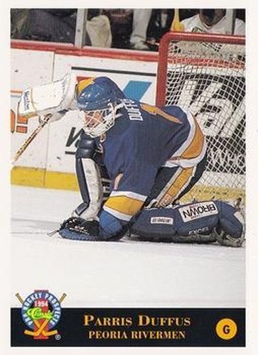#68 Parris Duffus - Peoria Rivermen - 1994 Classic Pro Hockey Prospects Hockey