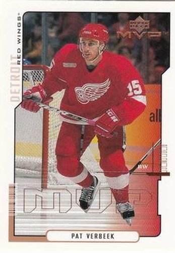 #68 Pat Verbeek - Detroit Red Wings - 2000-01 Upper Deck MVP Hockey