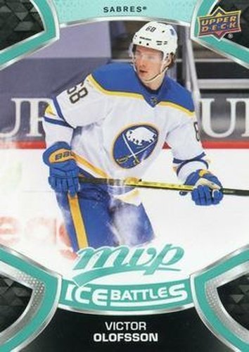 #68 Victor Olofsson - Buffalo Sabres - 2021-22 Upper Deck MVP - Ice Battles Hockey