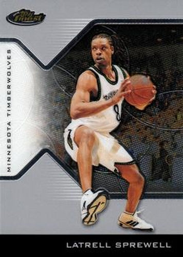 #68 Latrell Sprewell - Minnesota Timberwolves - 2004-05 Finest Basketball