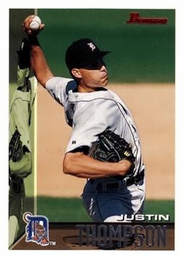 #68 Justin Thompson - Detroit Tigers - 1995 Bowman Baseball