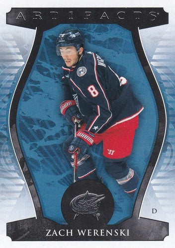 #68 Zach Werenski - Columbus Blue Jackets - 2023-24 Upper Deck Artifacts Hockey