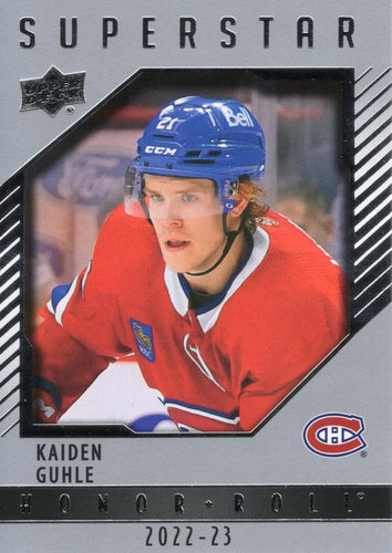 #HR68 Kaiden Guhle - Montreal Canadiens - 2022-23 Upper Deck - Honor Roll Hockey