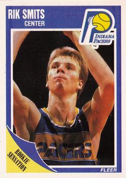 #68 Rik Smits - Indiana Pacers - 1989-90 Fleer Basketball