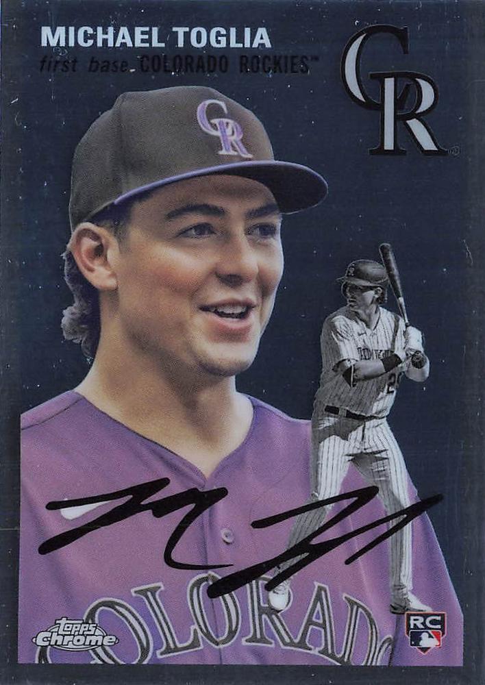 #68 Michael Toglia - Colorado Rockies - 2023 Topps Chrome Platinum Anniversary Baseball
