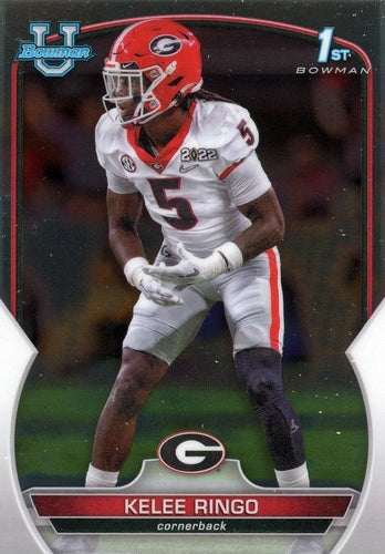 #68 Kelee Ringo - Georgia Bulldogs - 2022 Bowman Chrome University Football