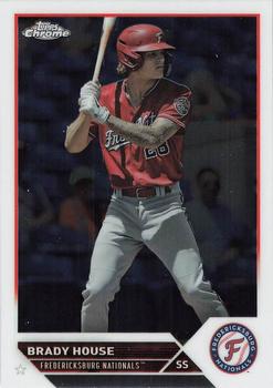 #PDC-68 Brady House - Fredericksburg Nationals - 2023 Topps Pro Debut - Chrome Baseball