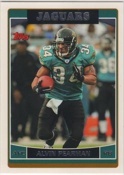 #68 Alvin Pearman - Jacksonville Jaguars - 2006 Topps Football