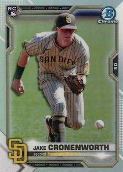 #68b Jake Cronenworth - San Diego Padres - 2021 Bowman Chrome Baseball